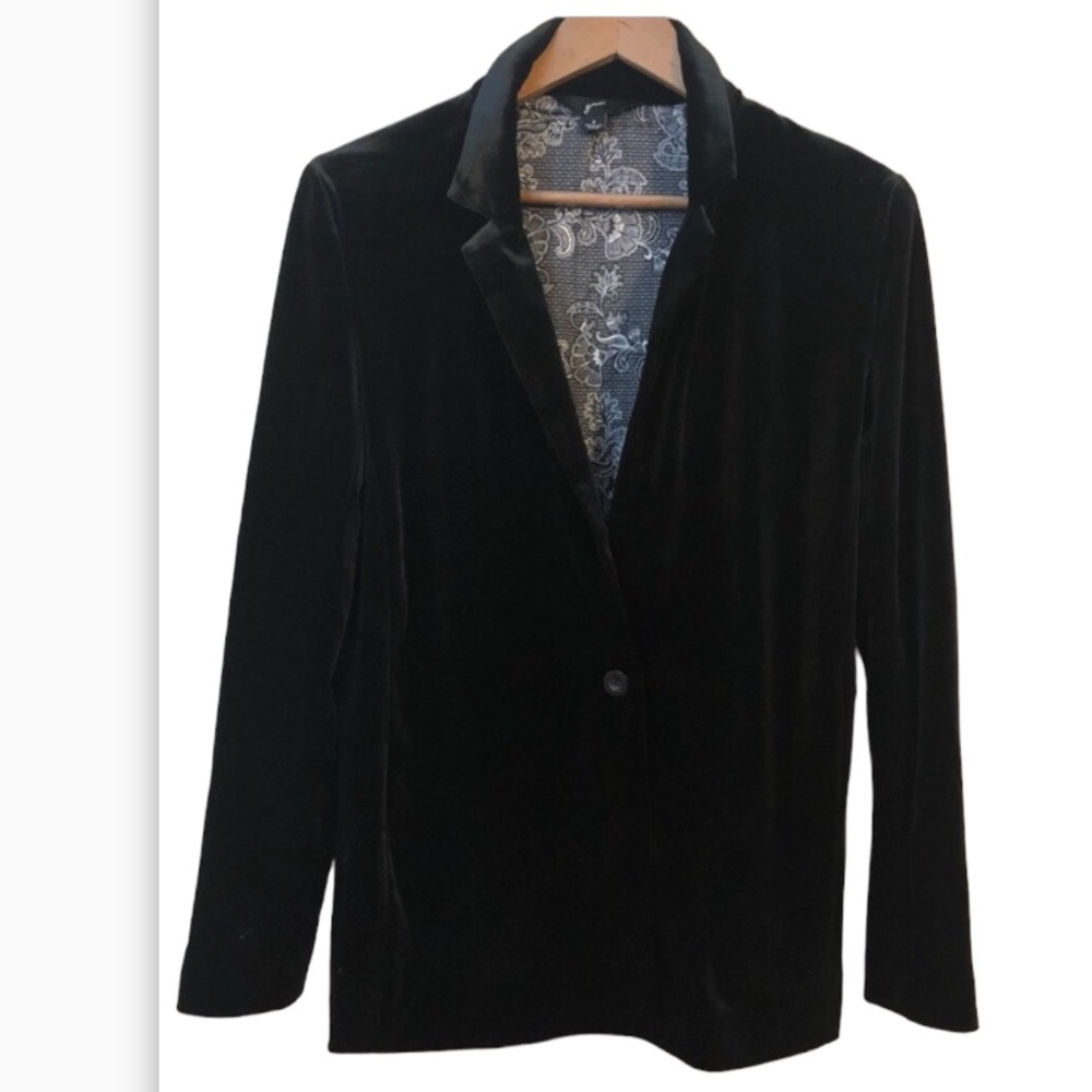 GNW velvet blazer